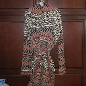 Free people cozy sweater coat